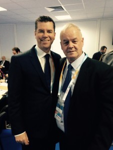 Kit McConnel IOC Sports Director and Bill Hatter Sochi SportAccord APRIL 2015