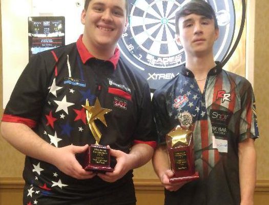 Port City Open 2019 Boys winner Joey Lynaugh USA and runner-up Jacob Demers