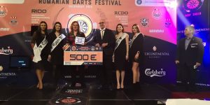 2019 Romanian International Darts Open winner Aileen de Graaf Netherlands