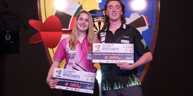 Picture of 2019 West Fries Open Youth Champions Danny Jansen Netherlands and Rosanne van der Velde Netherlands
