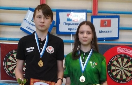 2019 Izhevsk Open winners Oleg Vasiliev and Milena Petrova Russia