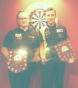 Picture of 2019 Welsh Open Youth winners Beau Greaves England and James Beeton England