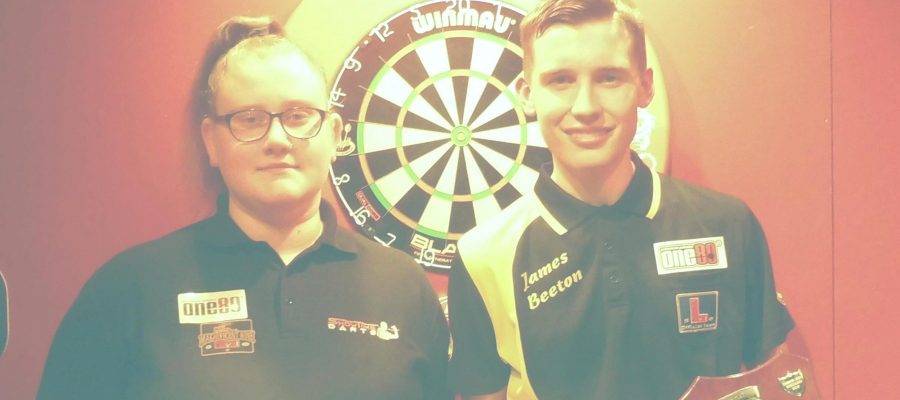 Picture of 2019 Welsh Open Youth winners Beau Greaves England and James Beeton England