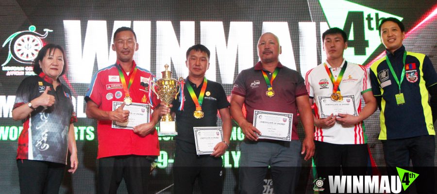 Picture of 2019 Mongolia Open Mens singles medalists