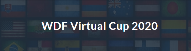 WDF Virtual Cup simple logo text
